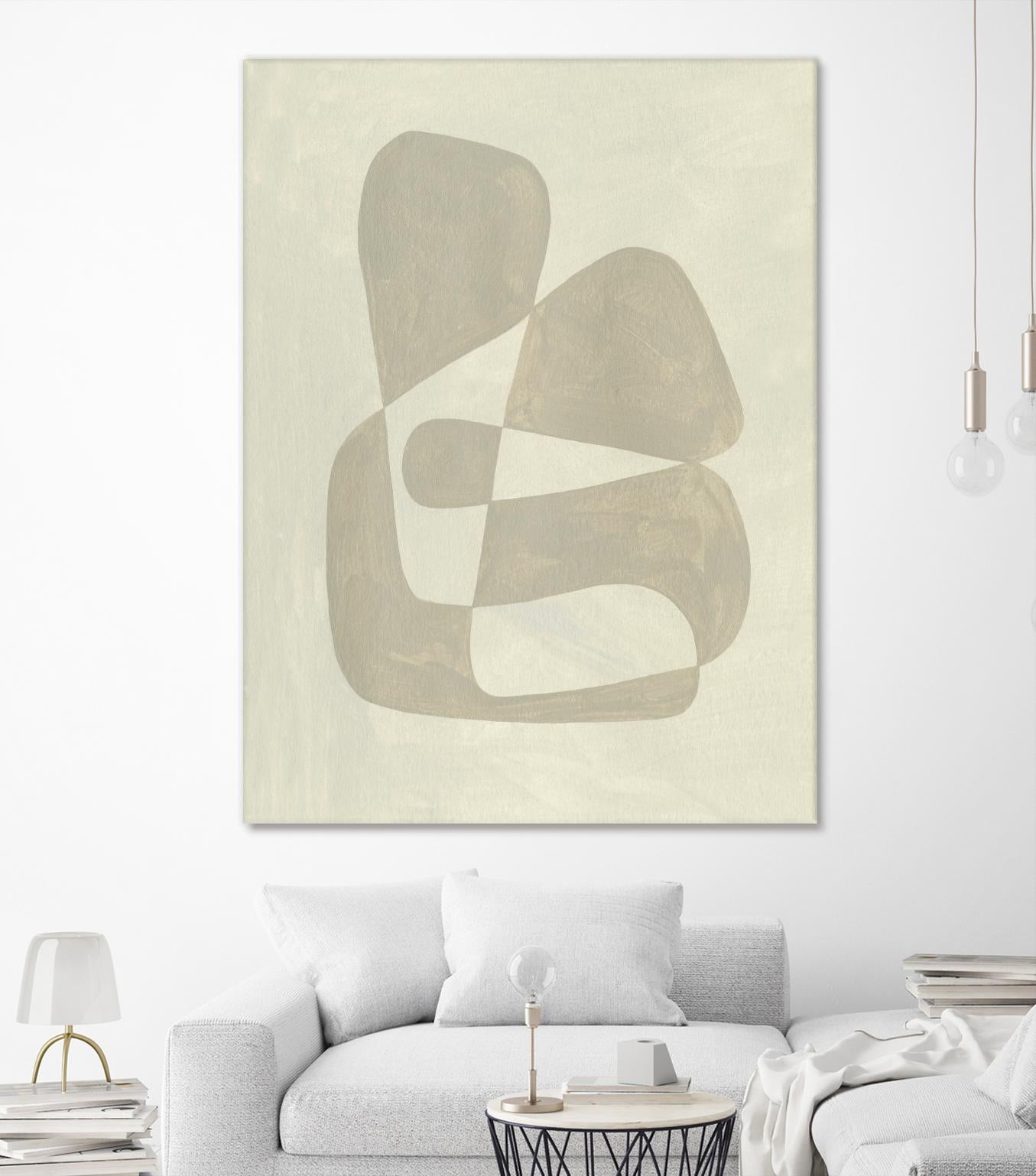Soft Shape II by Emma Caroline on GIANT ART - beige abstract abstract