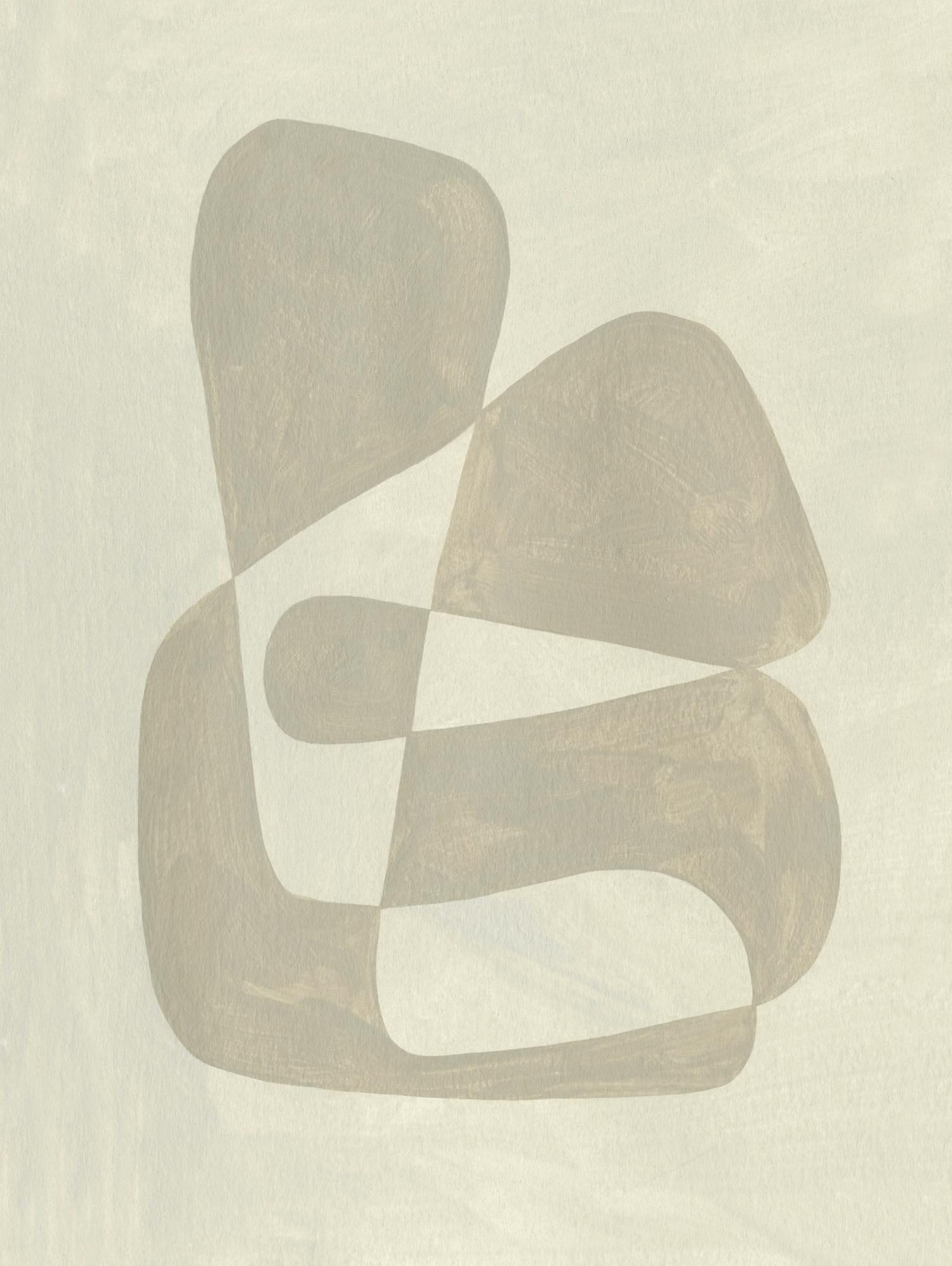 Soft Shape II by Emma Caroline on GIANT ART - beige abstract abstract