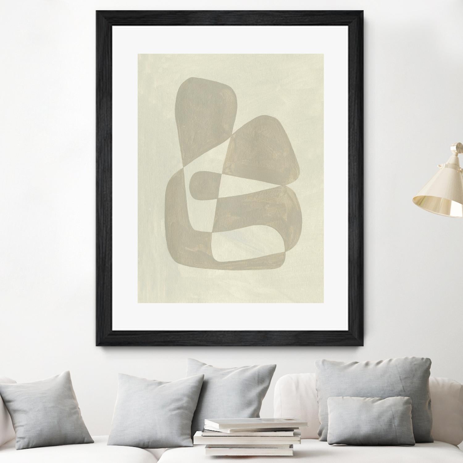 Soft Shape II by Emma Caroline on GIANT ART - beige abstract abstract