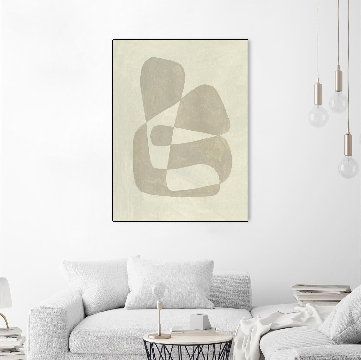 Soft Shape II by Emma Caroline on GIANT ART - beige abstract abstract
