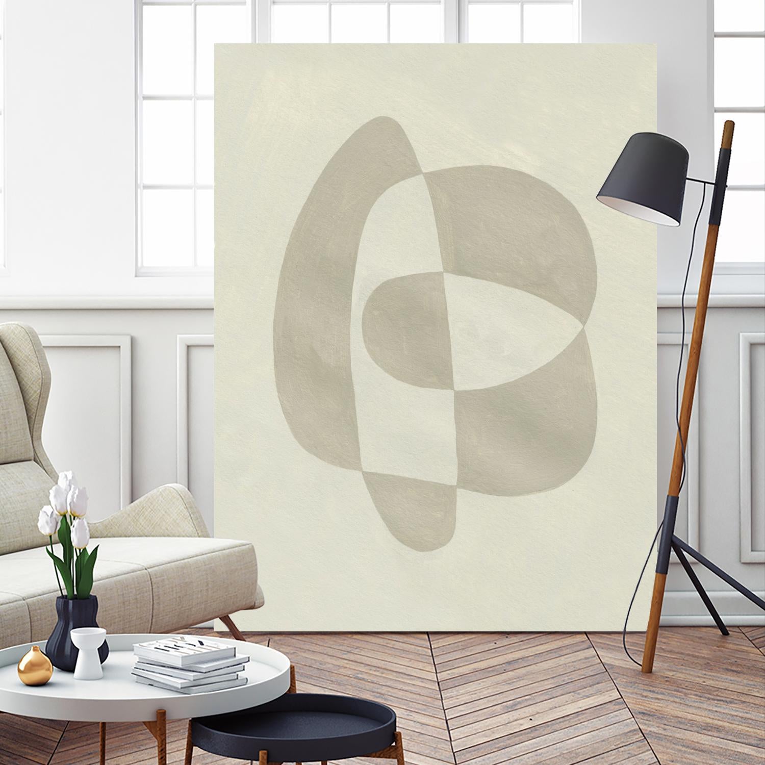 Soft Shape III by Emma Caroline on GIANT ART - beige abstract abstract