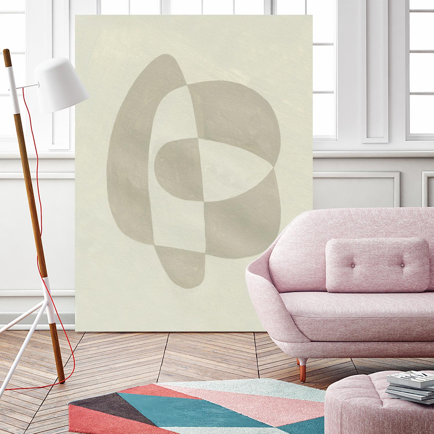 Soft Shape III by Emma Caroline on GIANT ART - beige abstract abstract