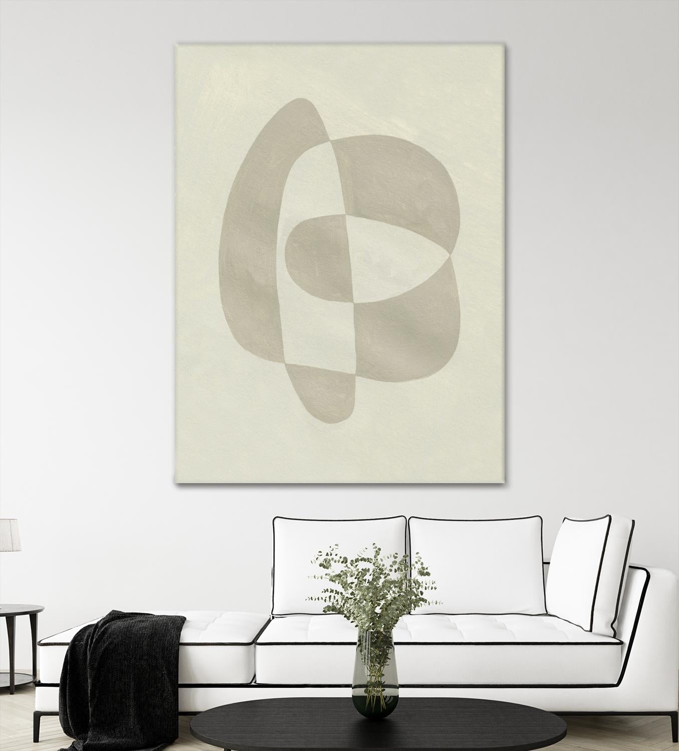 Soft Shape III by Emma Caroline on GIANT ART - beige abstract abstract