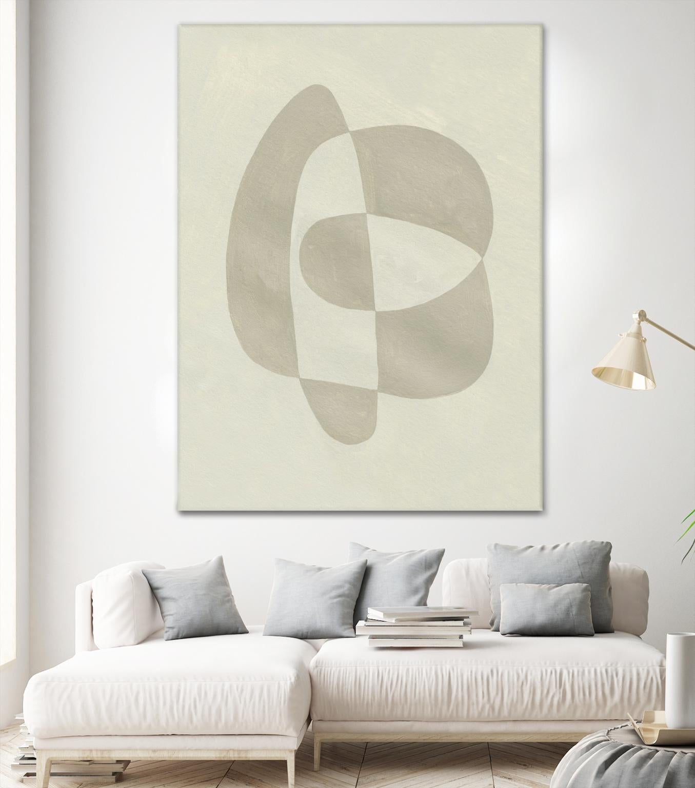 Soft Shape III by Emma Caroline on GIANT ART - beige abstract abstract