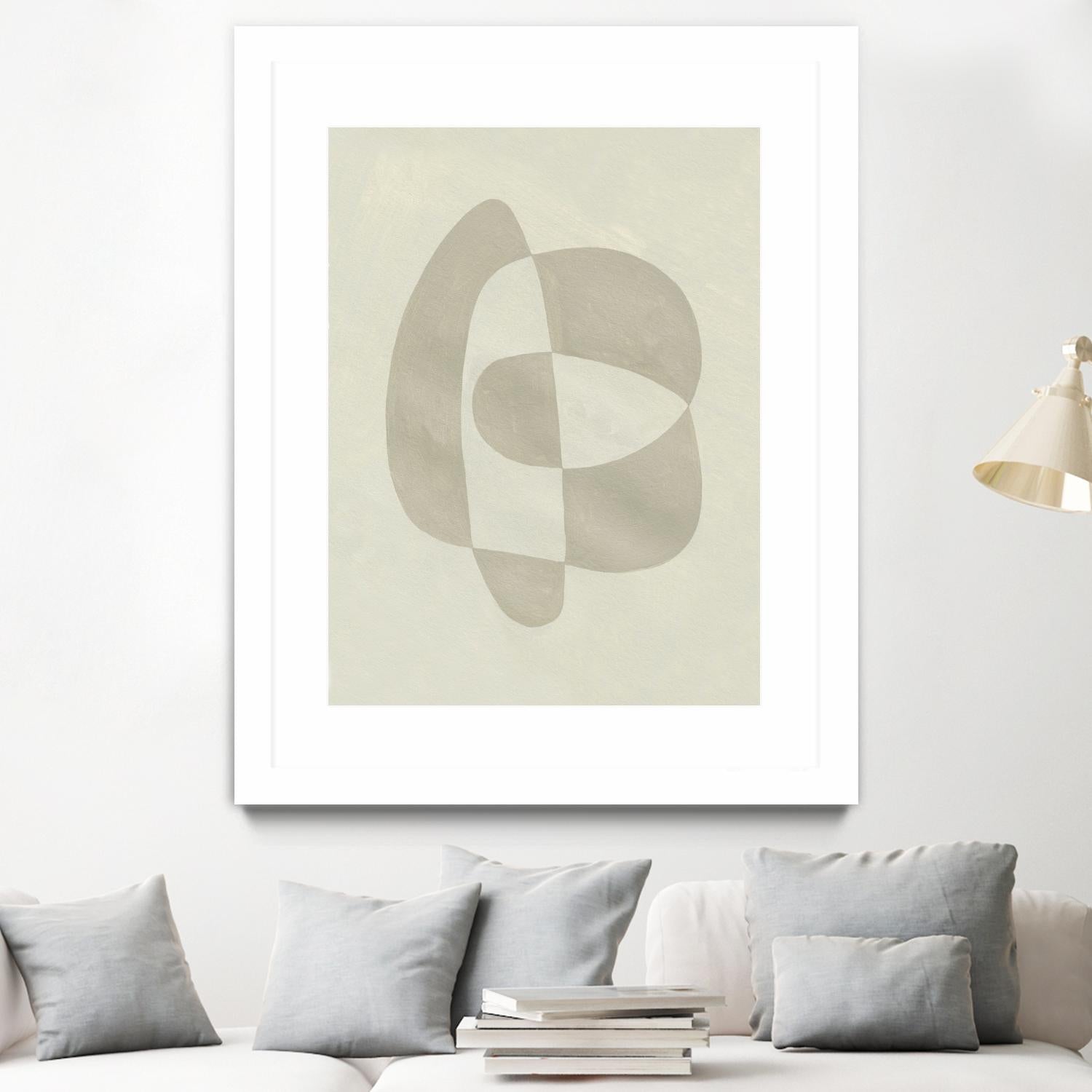 Soft Shape III by Emma Caroline on GIANT ART - beige abstract abstract