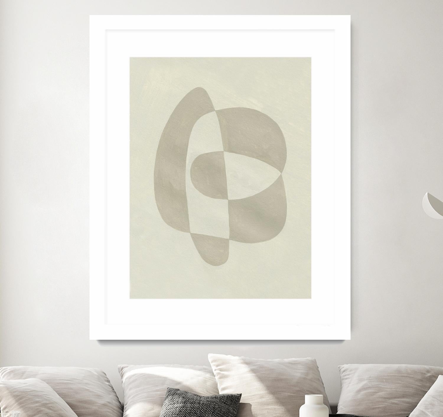 Soft Shape III by Emma Caroline on GIANT ART - beige abstract abstract