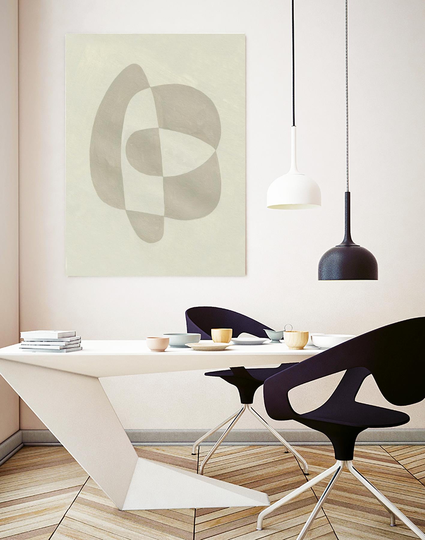 Soft Shape III by Emma Caroline on GIANT ART - beige abstract abstract