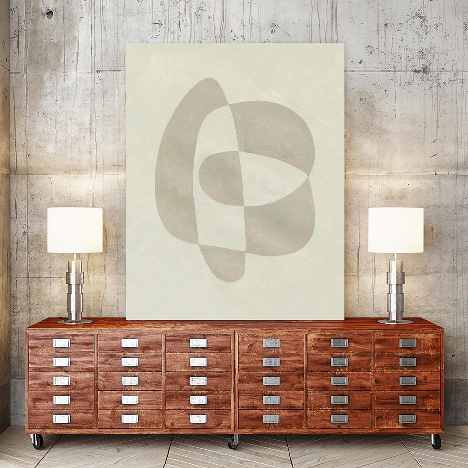 Soft Shape III by Emma Caroline on GIANT ART - beige abstract abstract