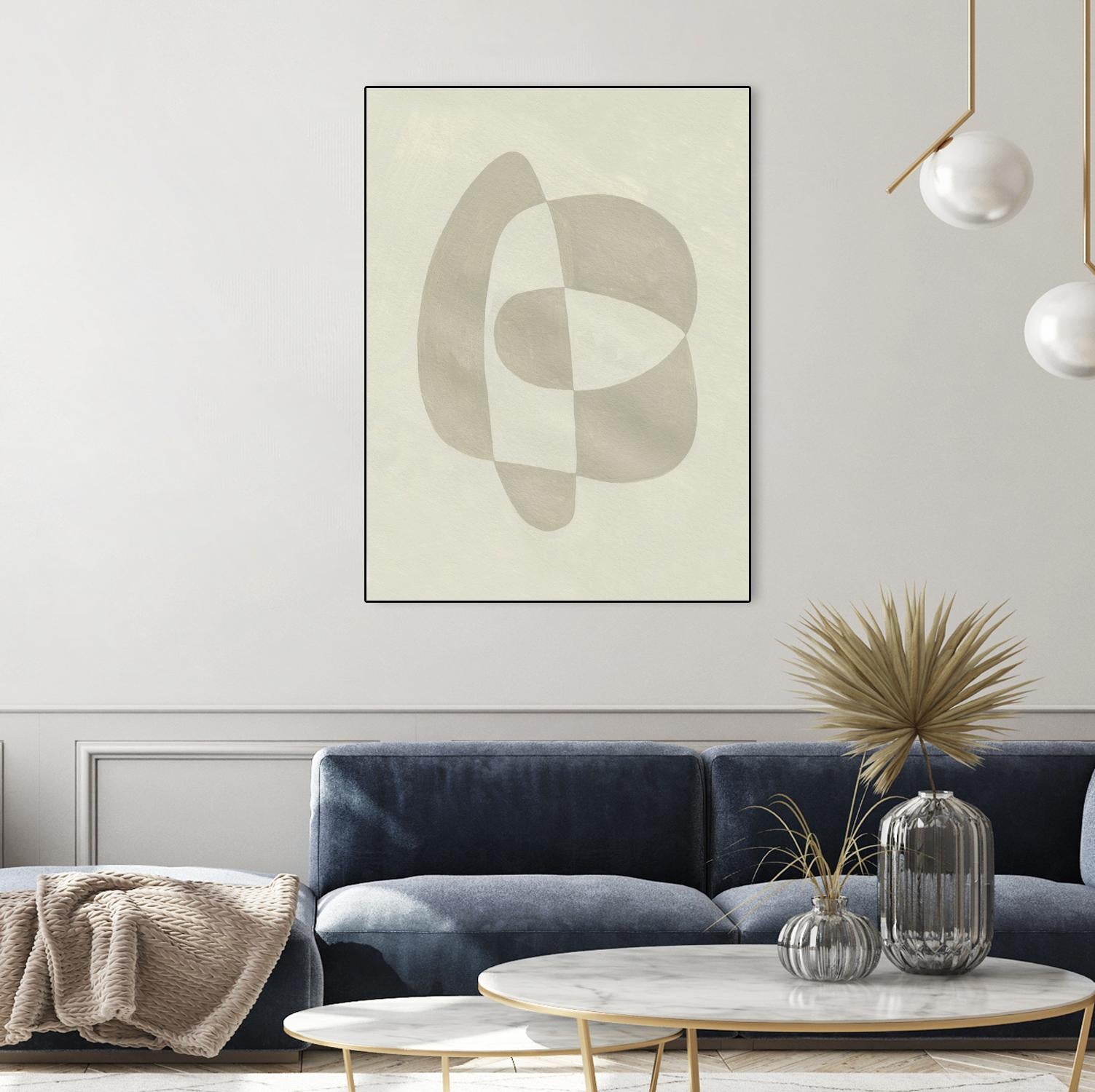 Soft Shape III by Emma Caroline on GIANT ART - beige abstract abstract