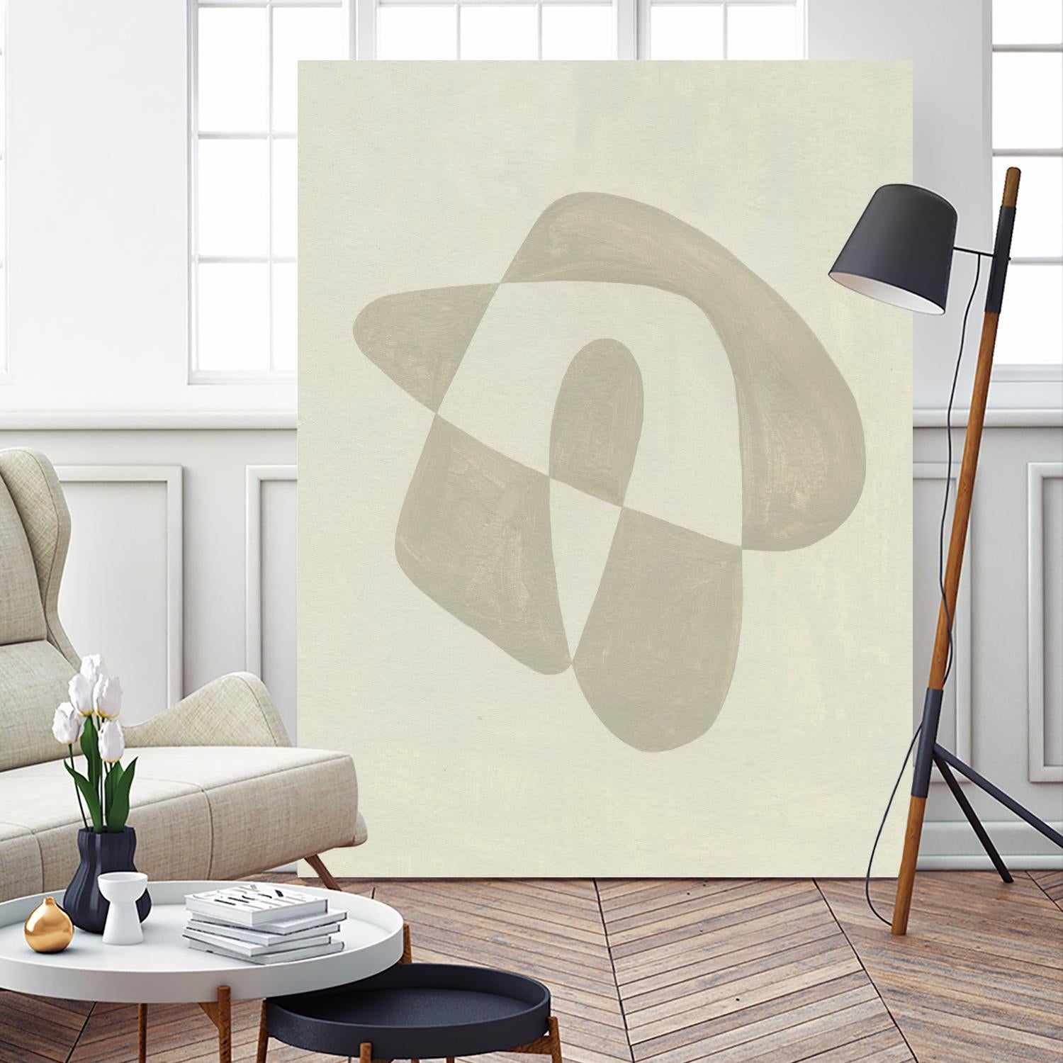 Soft Shape IV by Emma Caroline on GIANT ART - beige abstract abstract