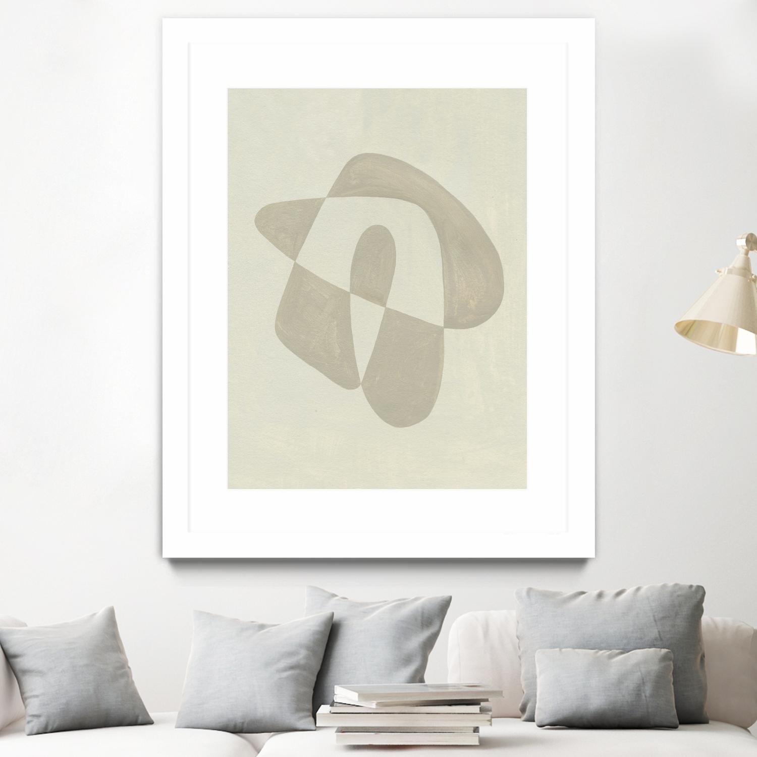 Soft Shape IV by Emma Caroline on GIANT ART - beige abstract abstract