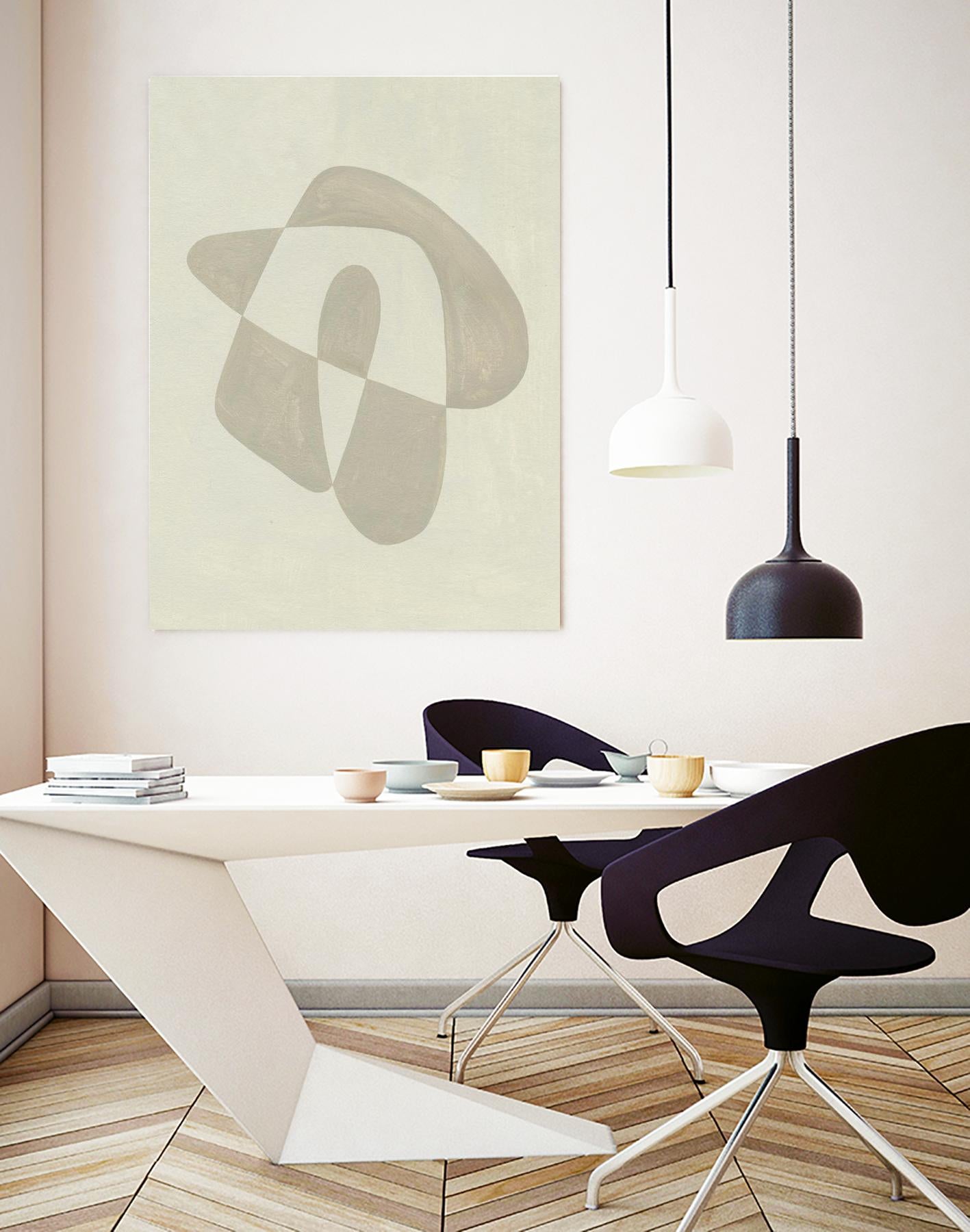 Soft Shape IV by Emma Caroline on GIANT ART - beige abstract abstract