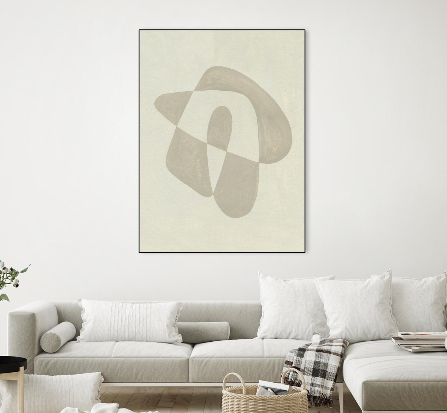 Soft Shape IV by Emma Caroline on GIANT ART - beige abstract abstract