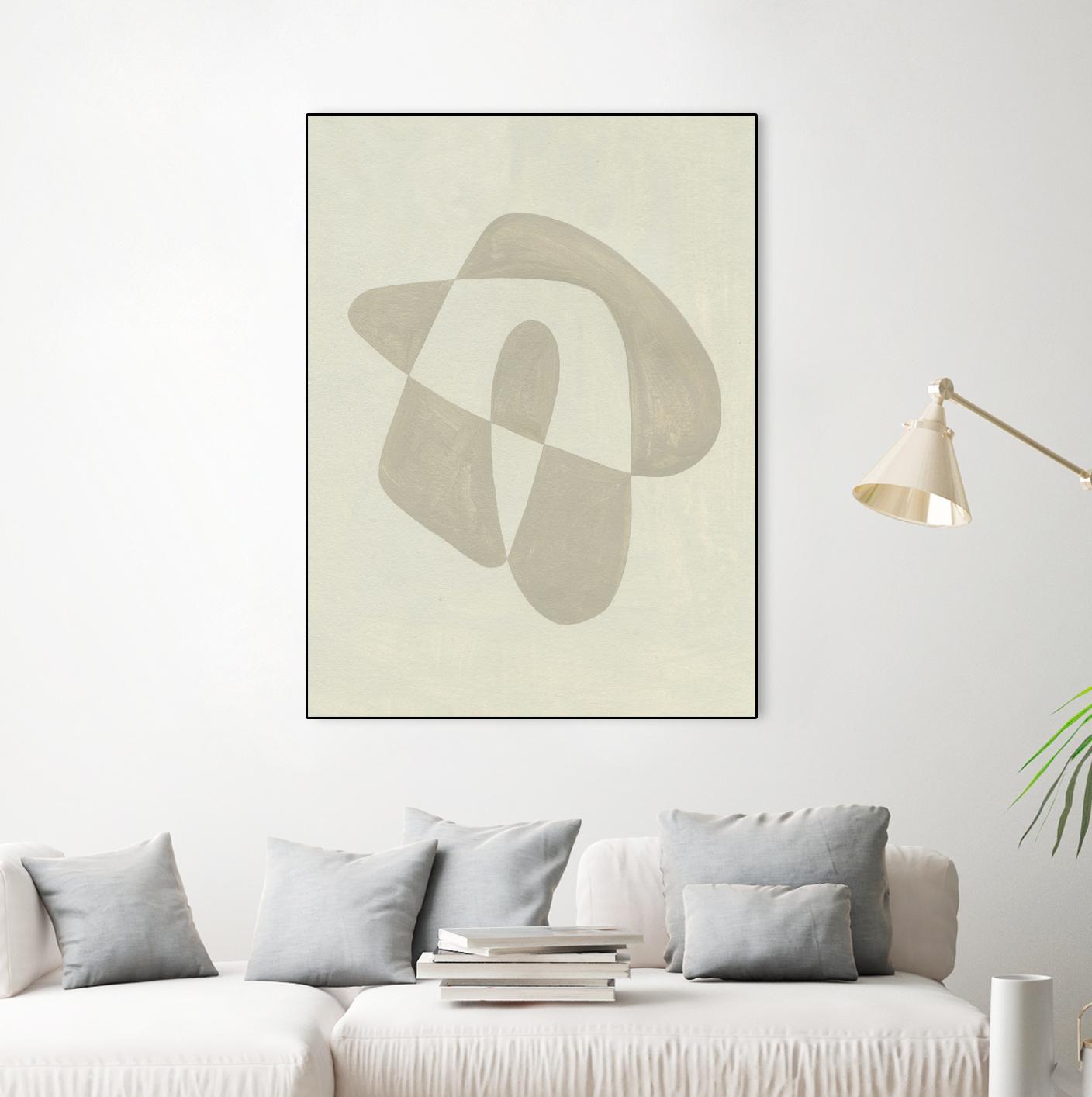 Soft Shape IV by Emma Caroline on GIANT ART - beige abstract abstract