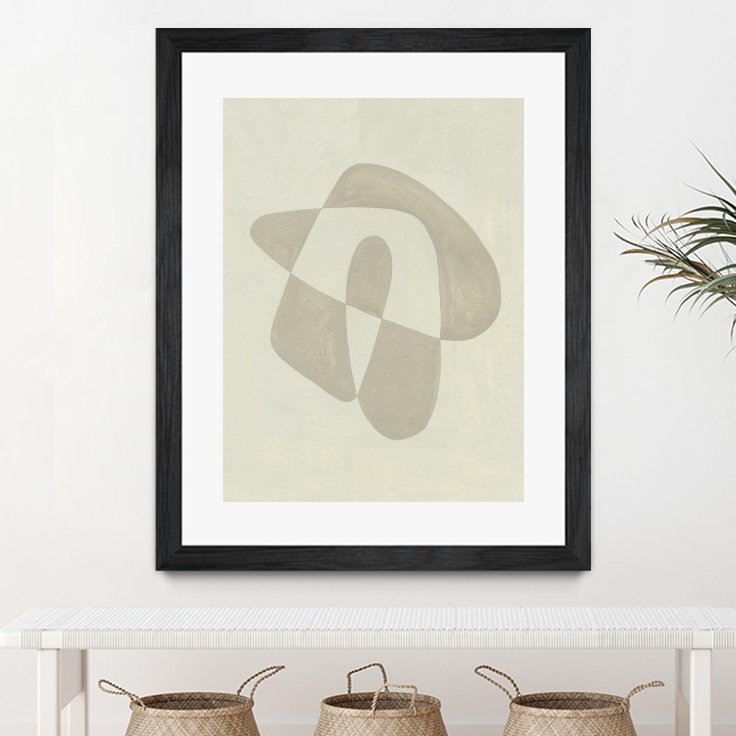 Soft Shape IV by Emma Caroline on GIANT ART - beige abstract abstract