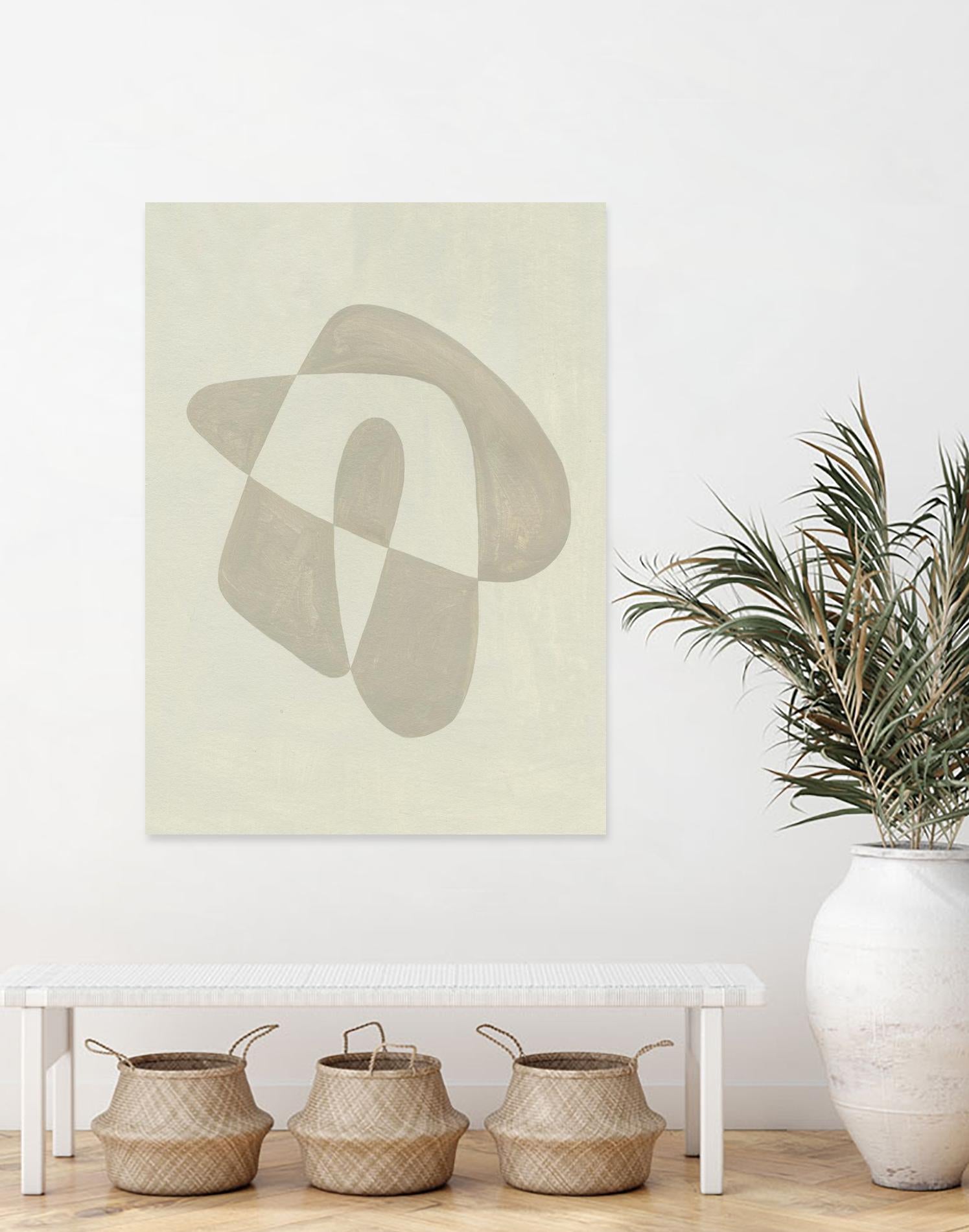Soft Shape IV by Emma Caroline on GIANT ART - beige abstract abstract