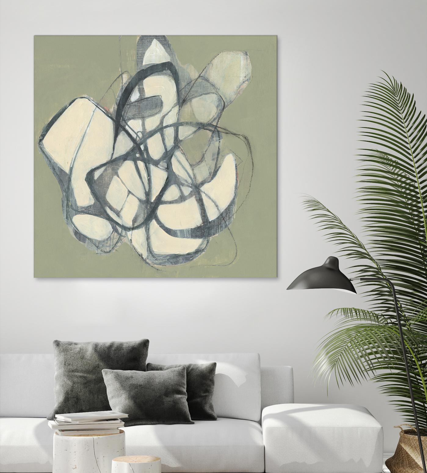 Interweb II by Jennifer Goldberger on GIANT ART - beige abstract abstract