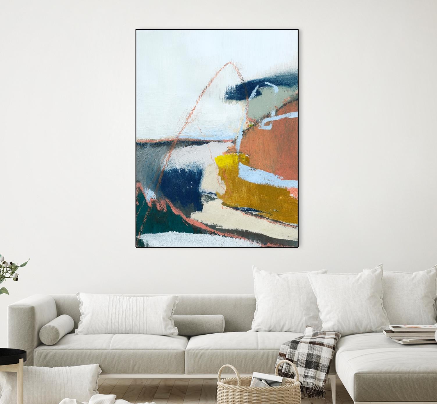Tidal Patchwork II by Victoria Barnes on GIANT ART - orange abstract abstract