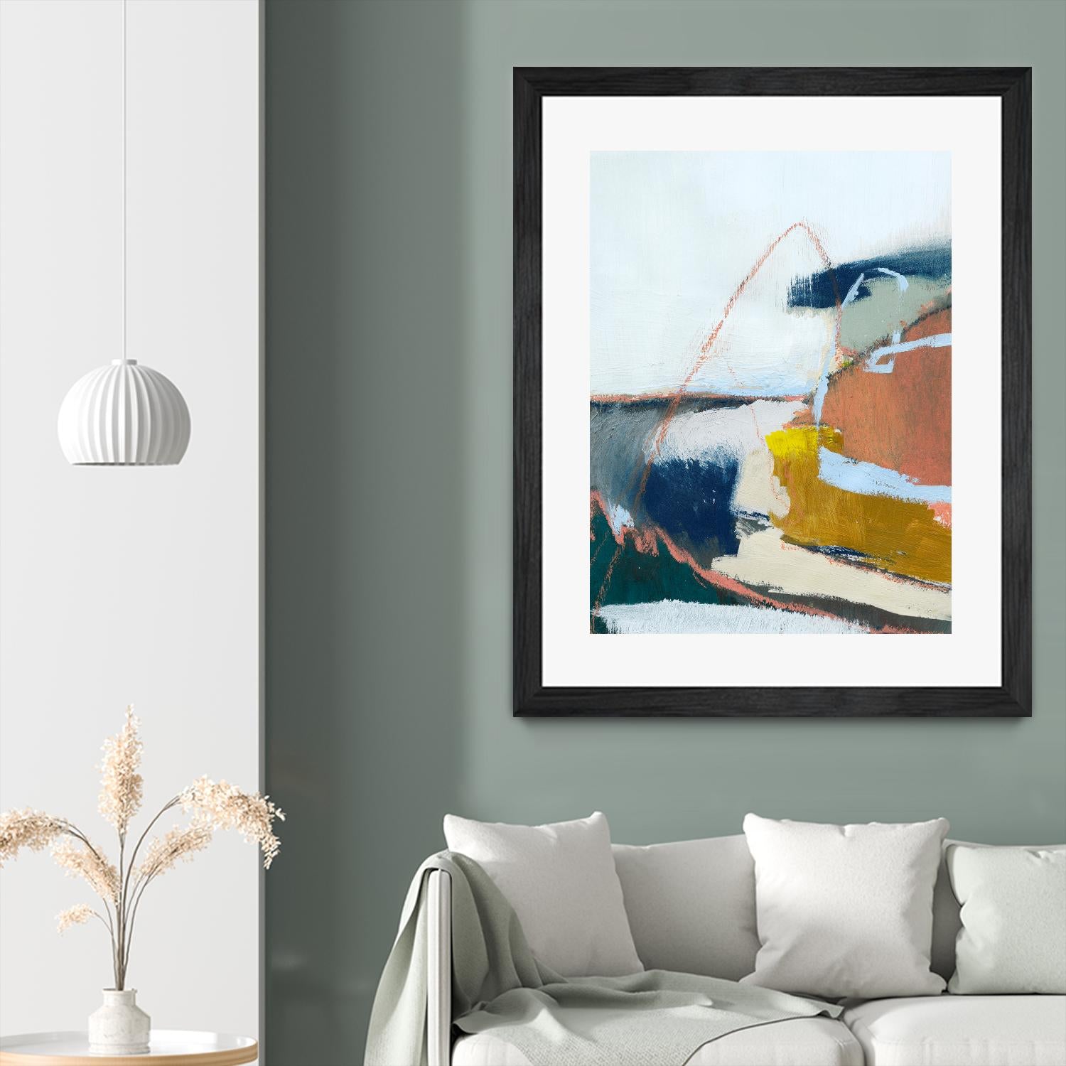 Tidal Patchwork II by Victoria Barnes on GIANT ART - orange abstract abstract