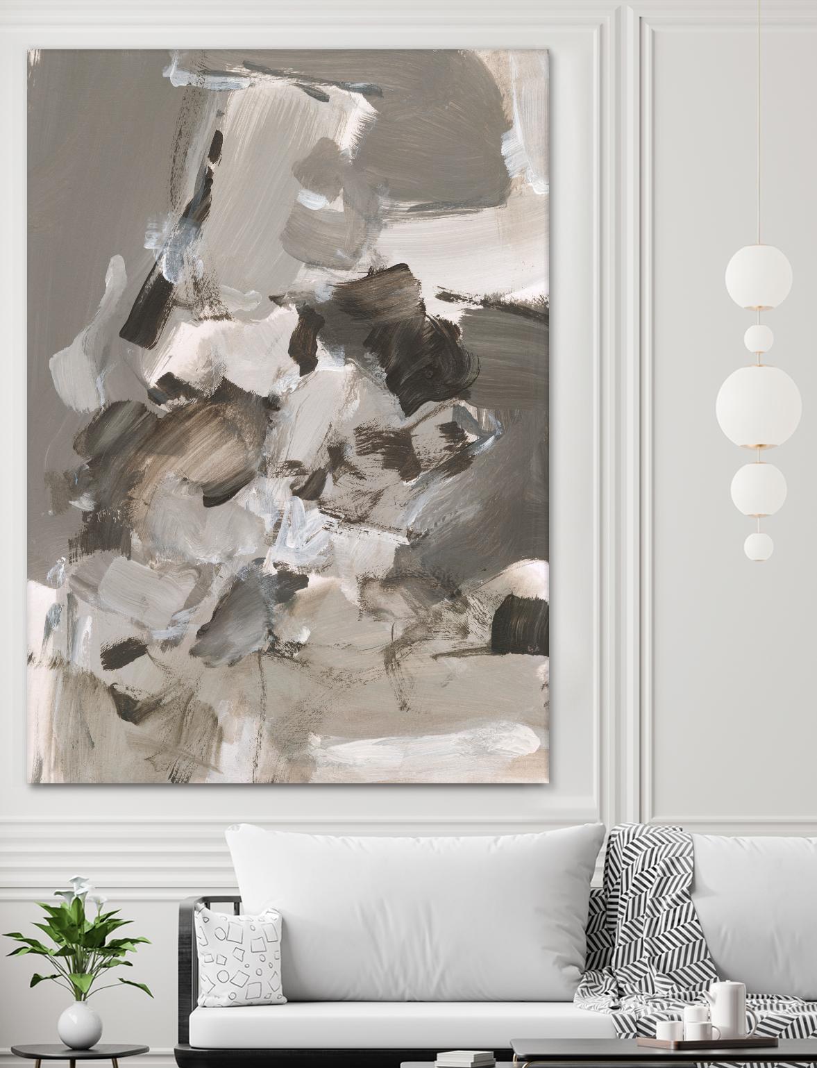 Math Problem I by Christina Long on GIANT ART - beige abstract abstract