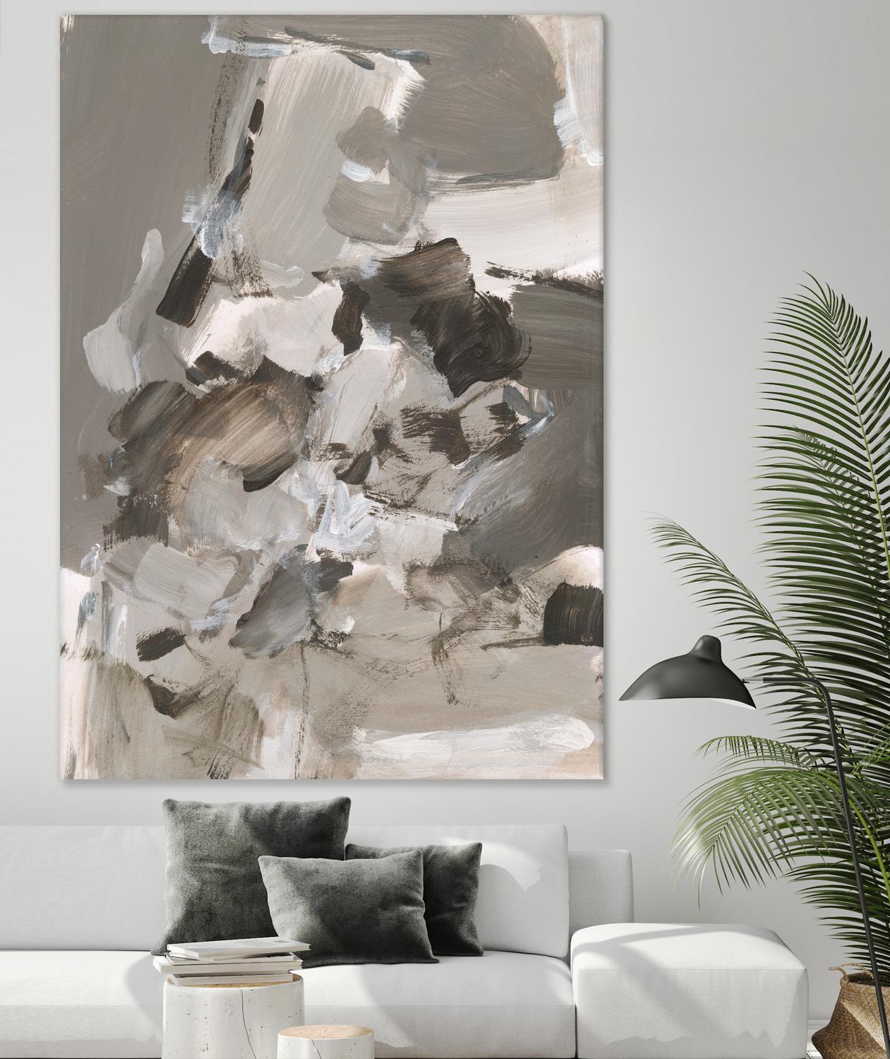 Math Problem I by Christina Long on GIANT ART - beige abstract abstract