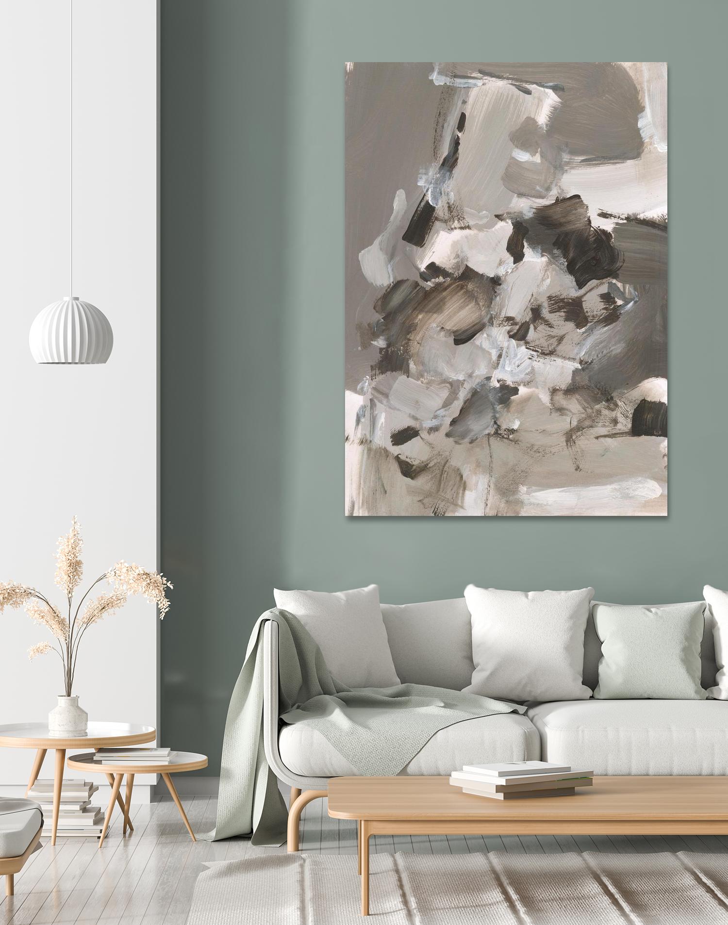 Math Problem I by Christina Long on GIANT ART - beige abstract abstract