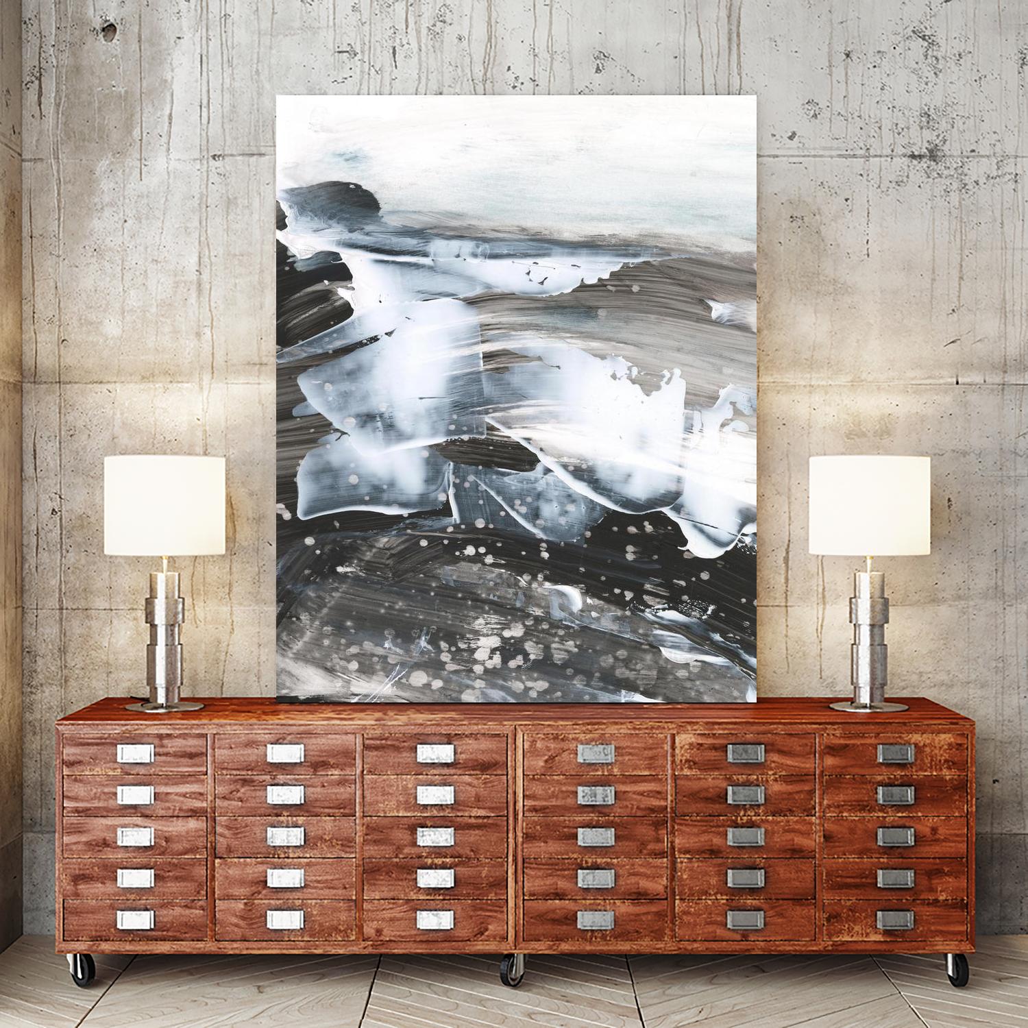 Blizzard Conditions II by Ethan Harper on GIANT ART - white abstract abstract