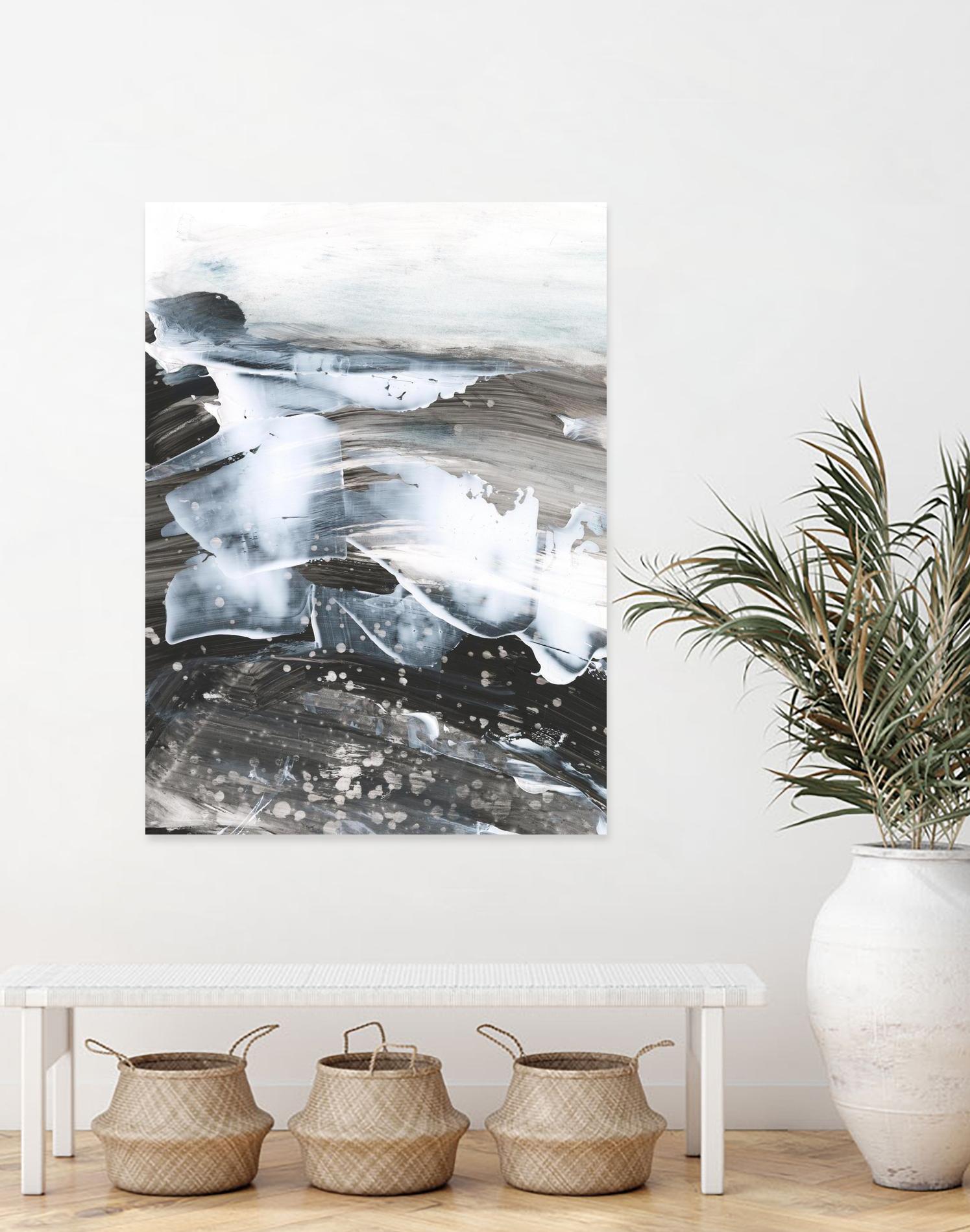 Blizzard Conditions II by Ethan Harper on GIANT ART - white abstract abstract