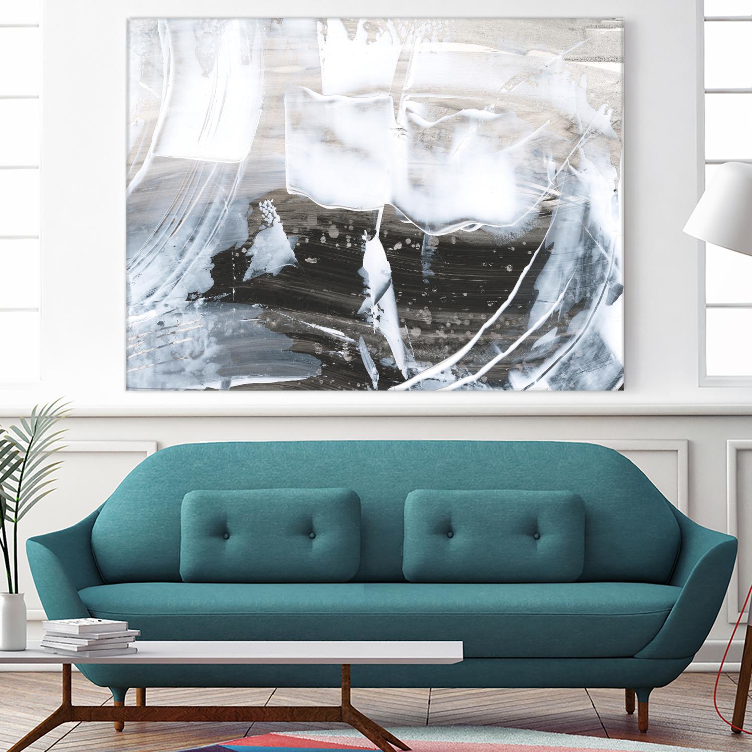 Blizzard Conditions IV by Ethan Harper on GIANT ART - white abstract abstract