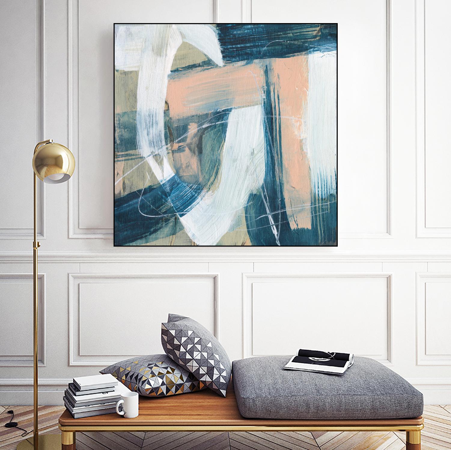 Bubblegum Pop V by Jennifer Goldberger on GIANT ART - pink abstract abstract