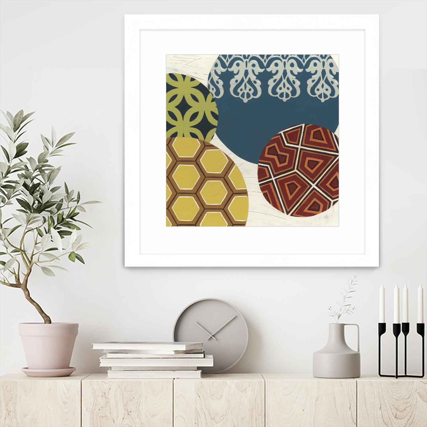 Paper Lanterns III by June Erica Vess on GIANT ART - abstract