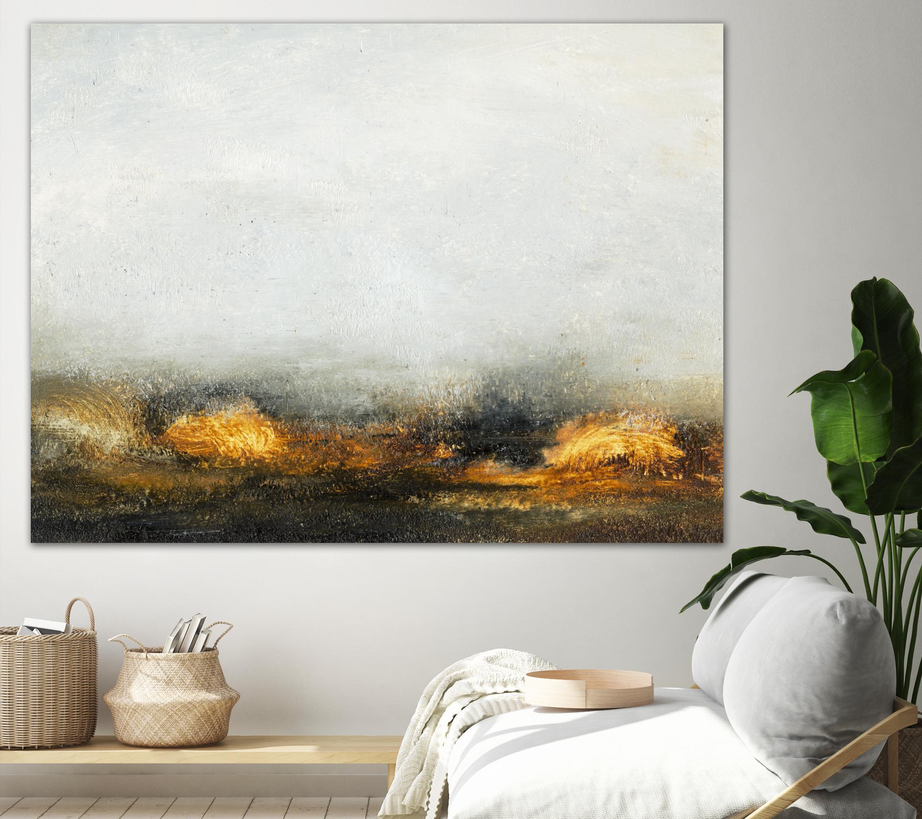 Land III by Sharon Gordon on GIANT ART - brown abstract