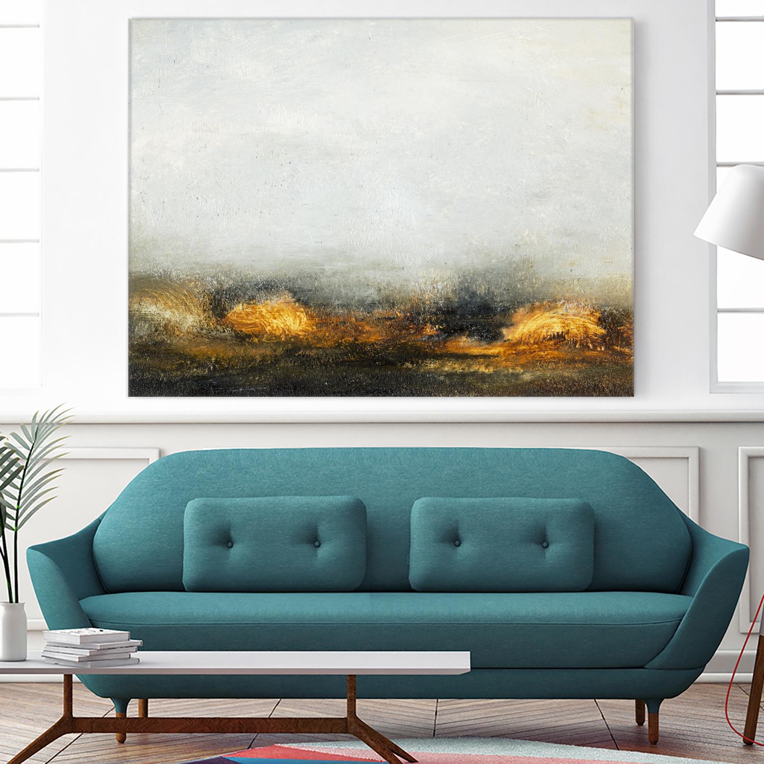 Land III by Sharon Gordon on GIANT ART - brown abstract