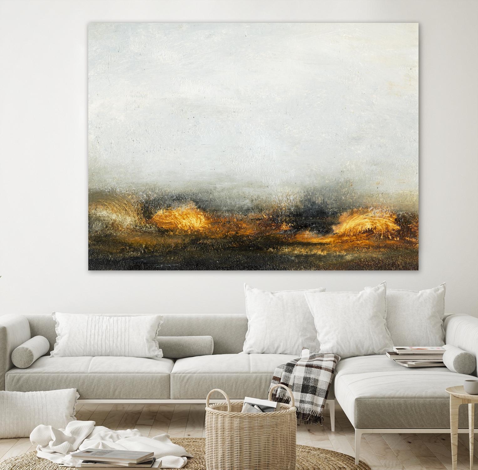 Land III by Sharon Gordon on GIANT ART - brown abstract