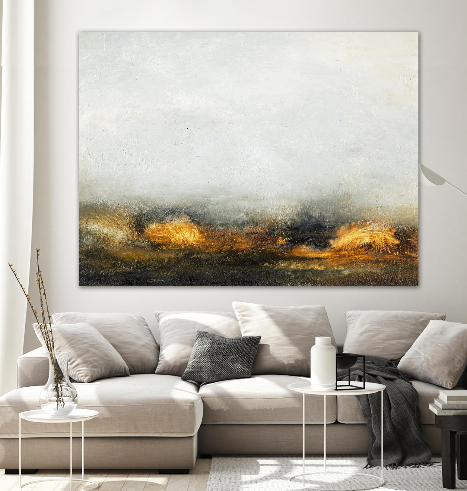 Land III by Sharon Gordon on GIANT ART - brown abstract