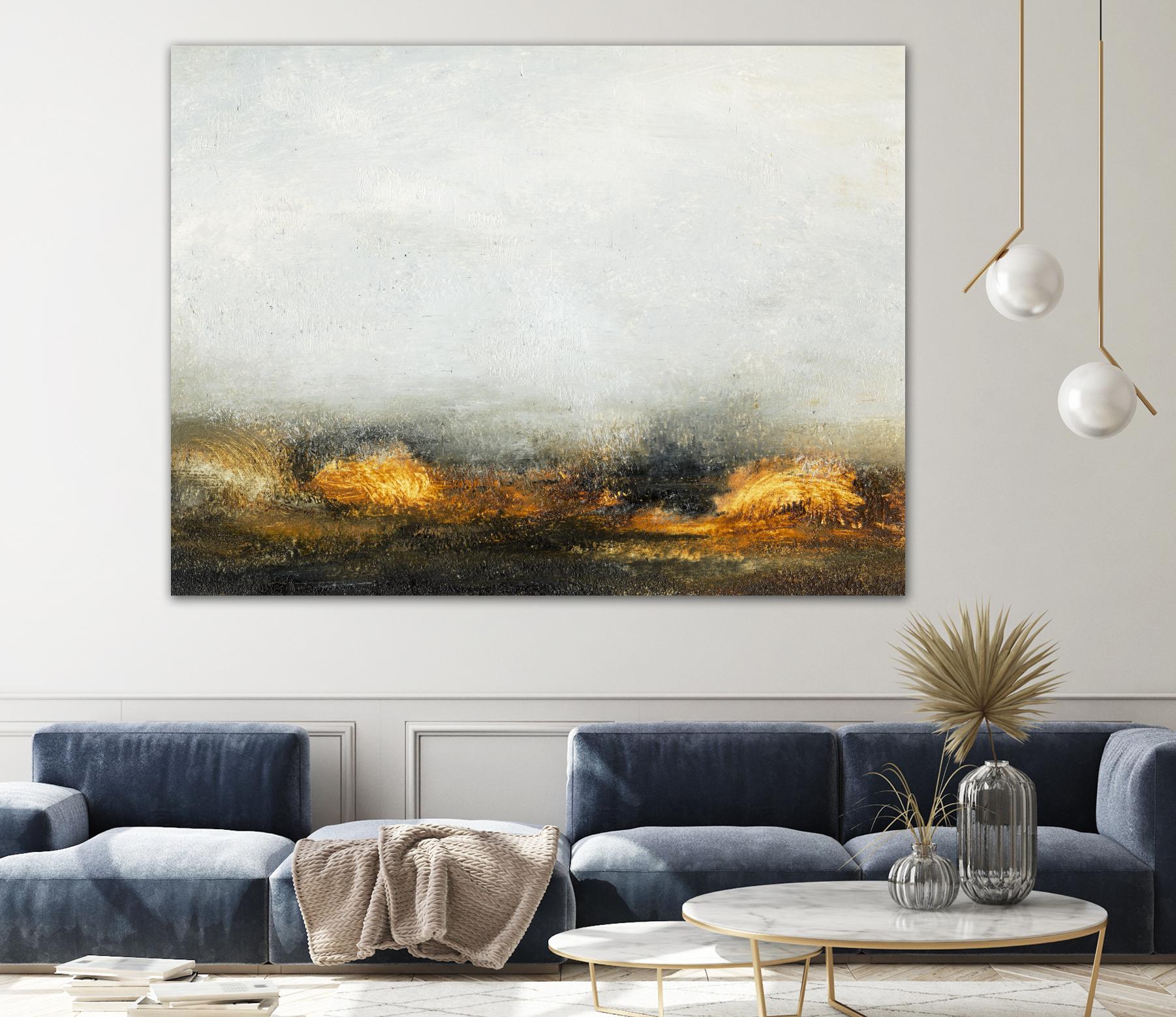 Land III by Sharon Gordon on GIANT ART - brown abstract