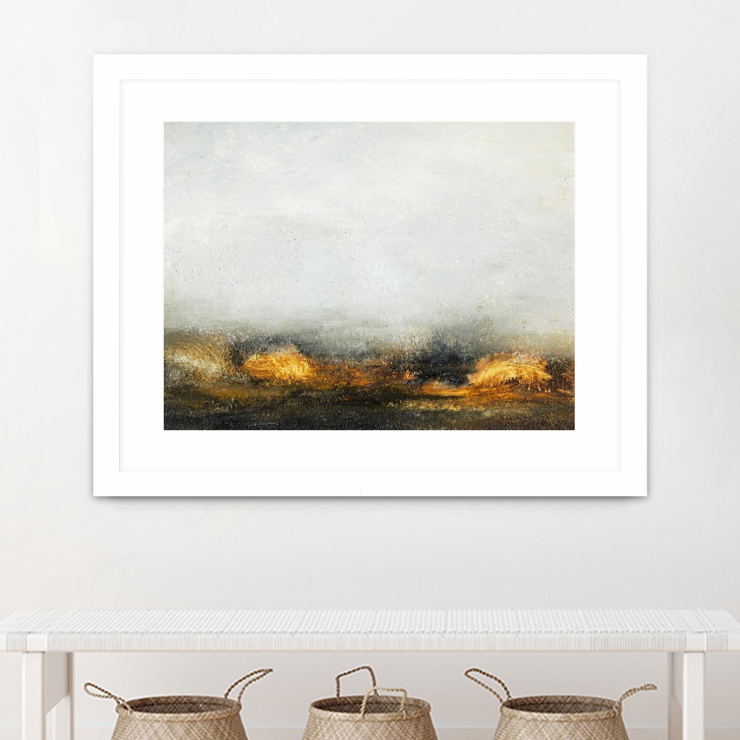 Land III by Sharon Gordon on GIANT ART - brown abstract