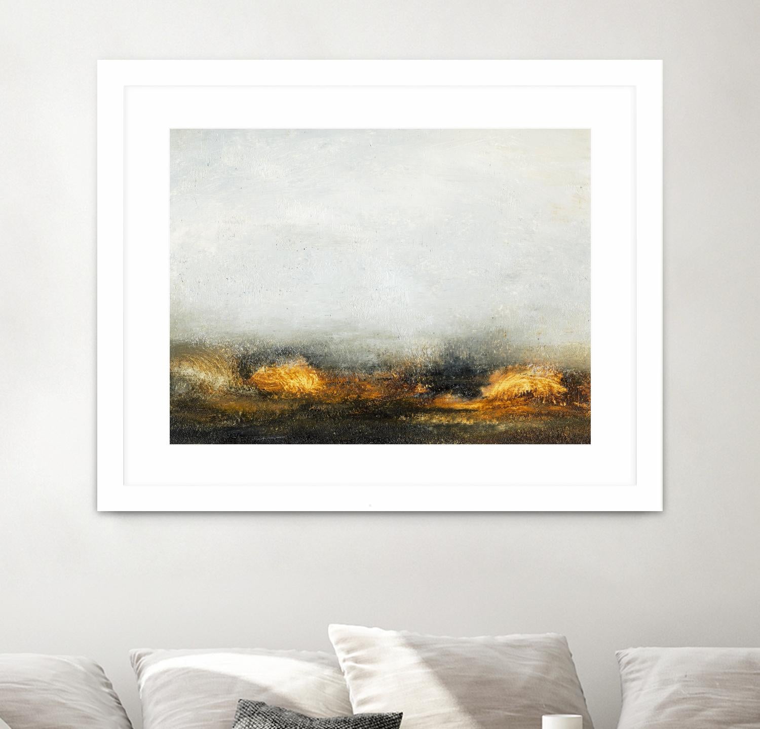 Land III by Sharon Gordon on GIANT ART - brown abstract