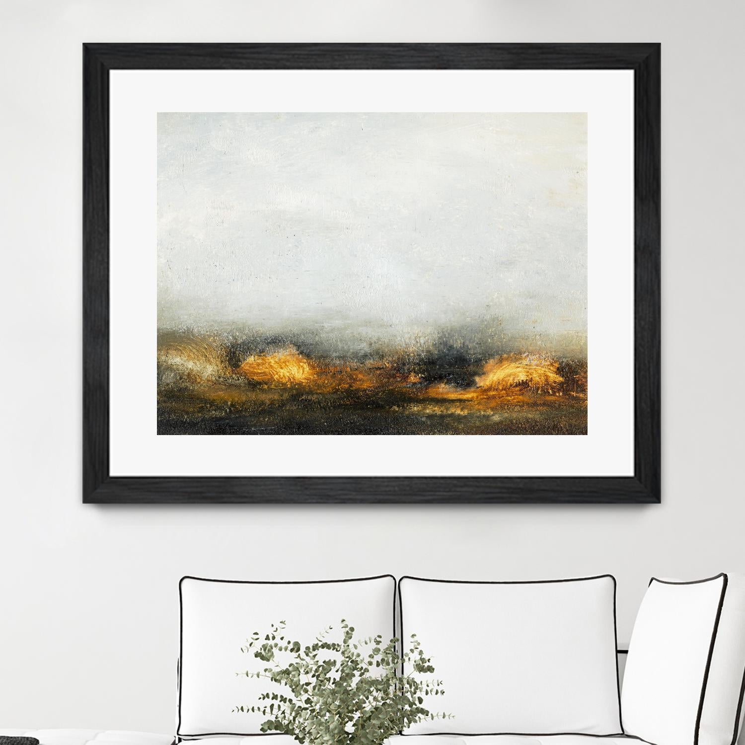 Land III by Sharon Gordon on GIANT ART - brown abstract