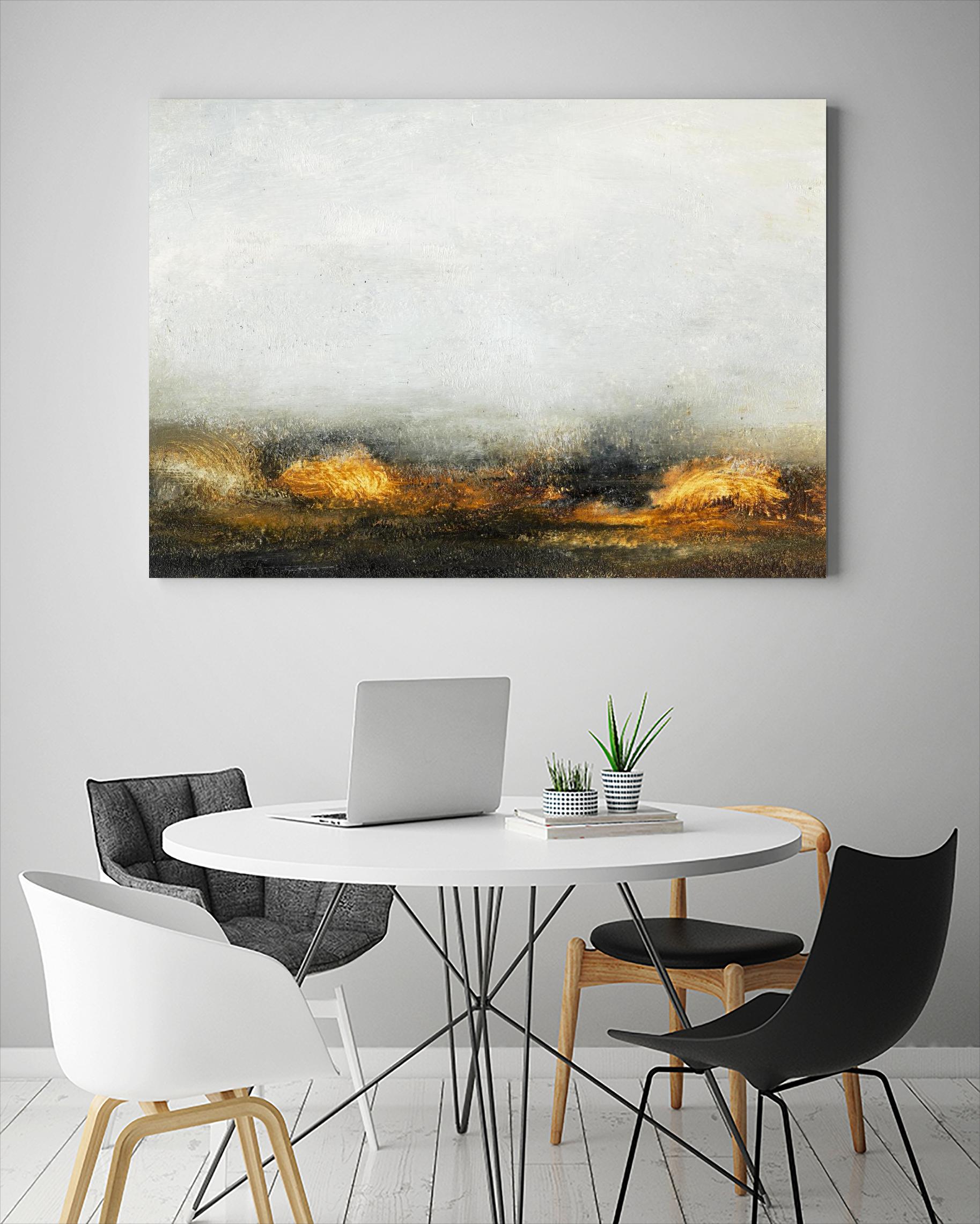 Land III by Sharon Gordon on GIANT ART - brown abstract