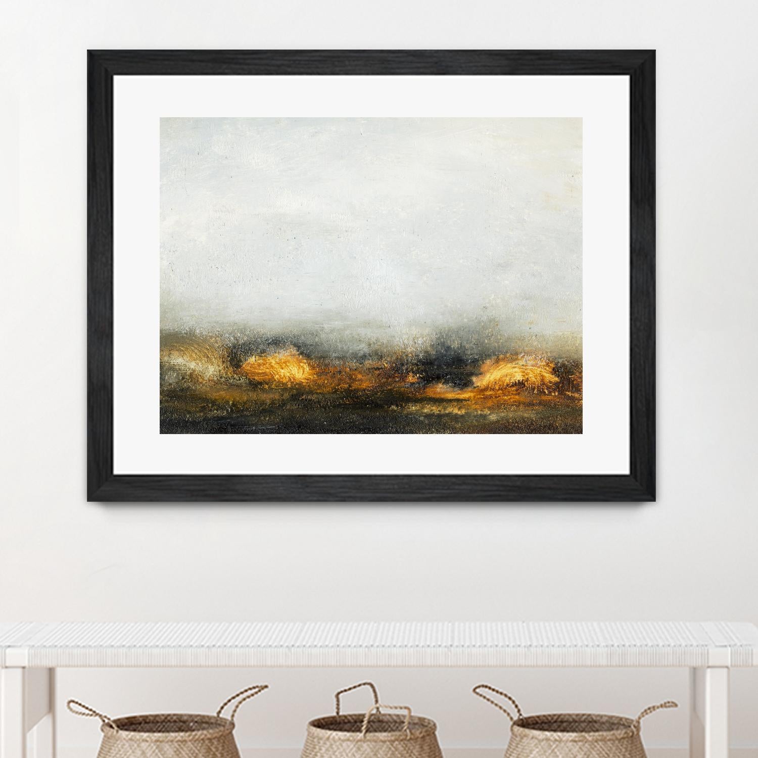 Land III by Sharon Gordon on GIANT ART - brown abstract