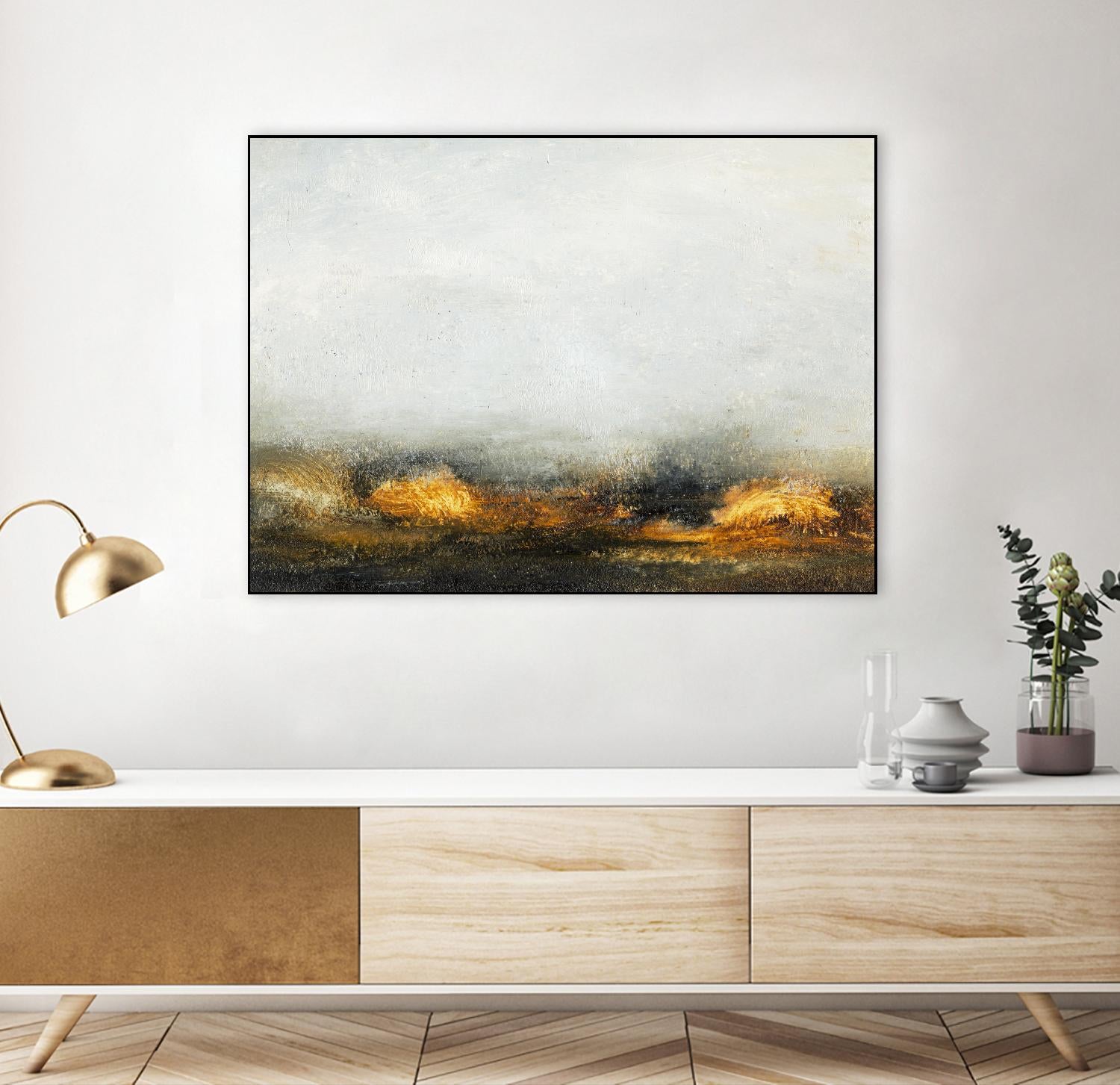 Land III by Sharon Gordon on GIANT ART - brown abstract