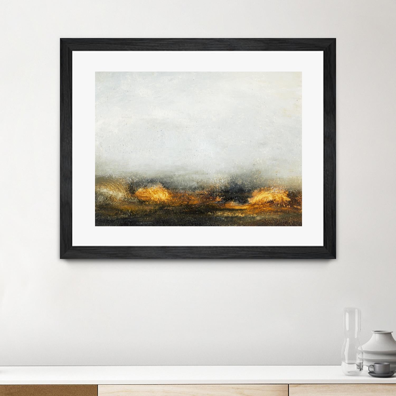 Land III by Sharon Gordon on GIANT ART - brown abstract