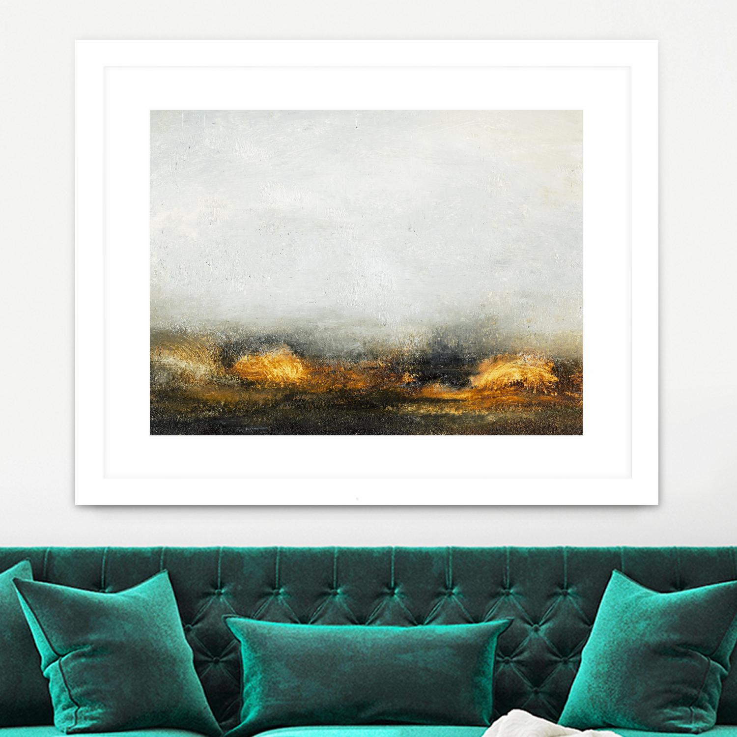 Land III by Sharon Gordon on GIANT ART - brown abstract