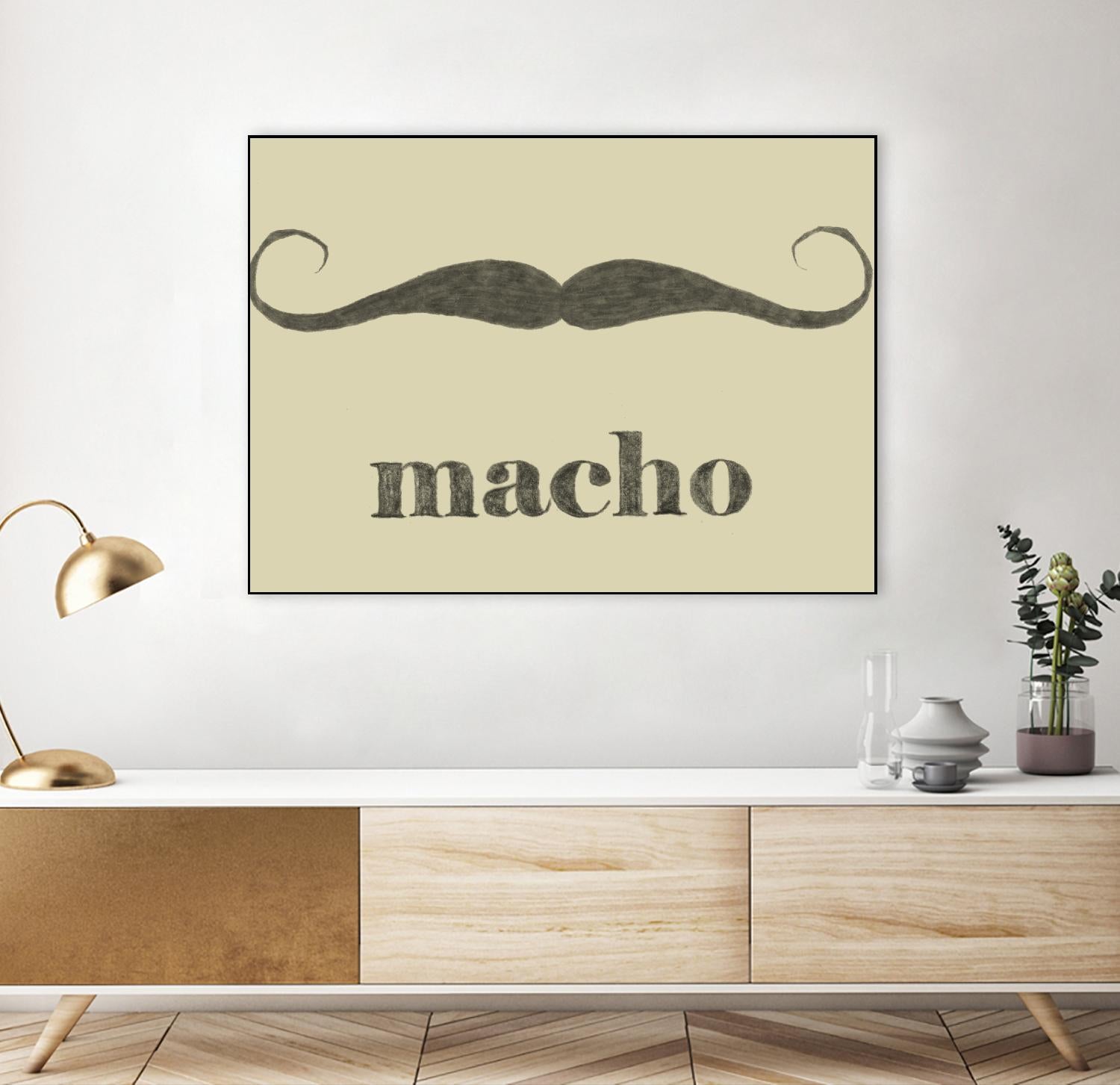 Macho by Jason Johnson on GIANT ART - black fashion