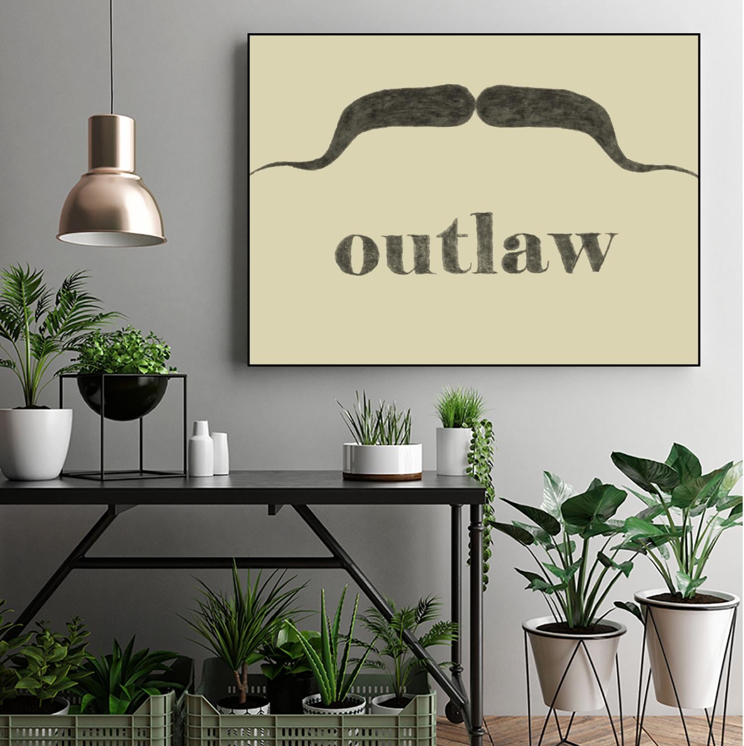 Outlaw by Jason Johnson on GIANT ART - black fashion