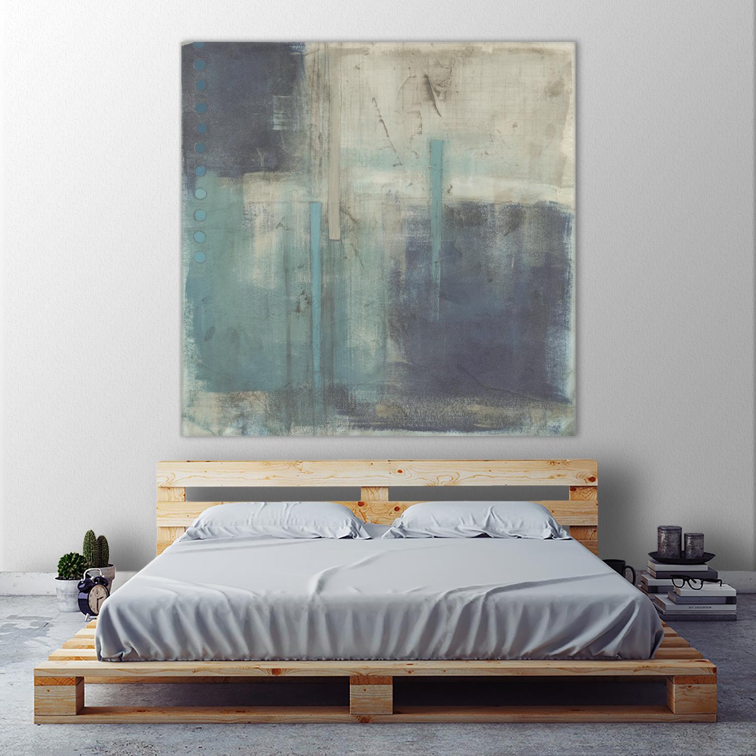 Crossfade I by June Erica Vess on GIANT ART - blue abstract