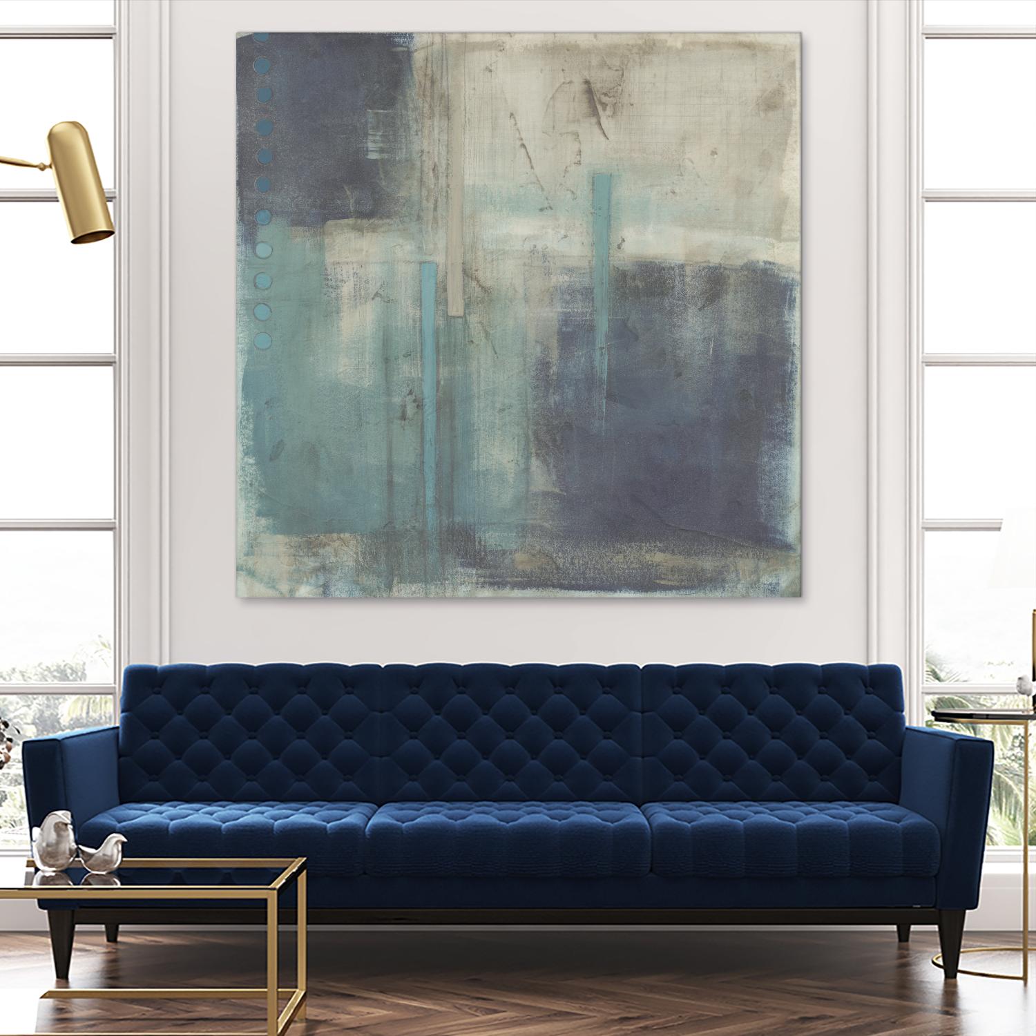 Crossfade I by June Erica Vess on GIANT ART - blue abstract