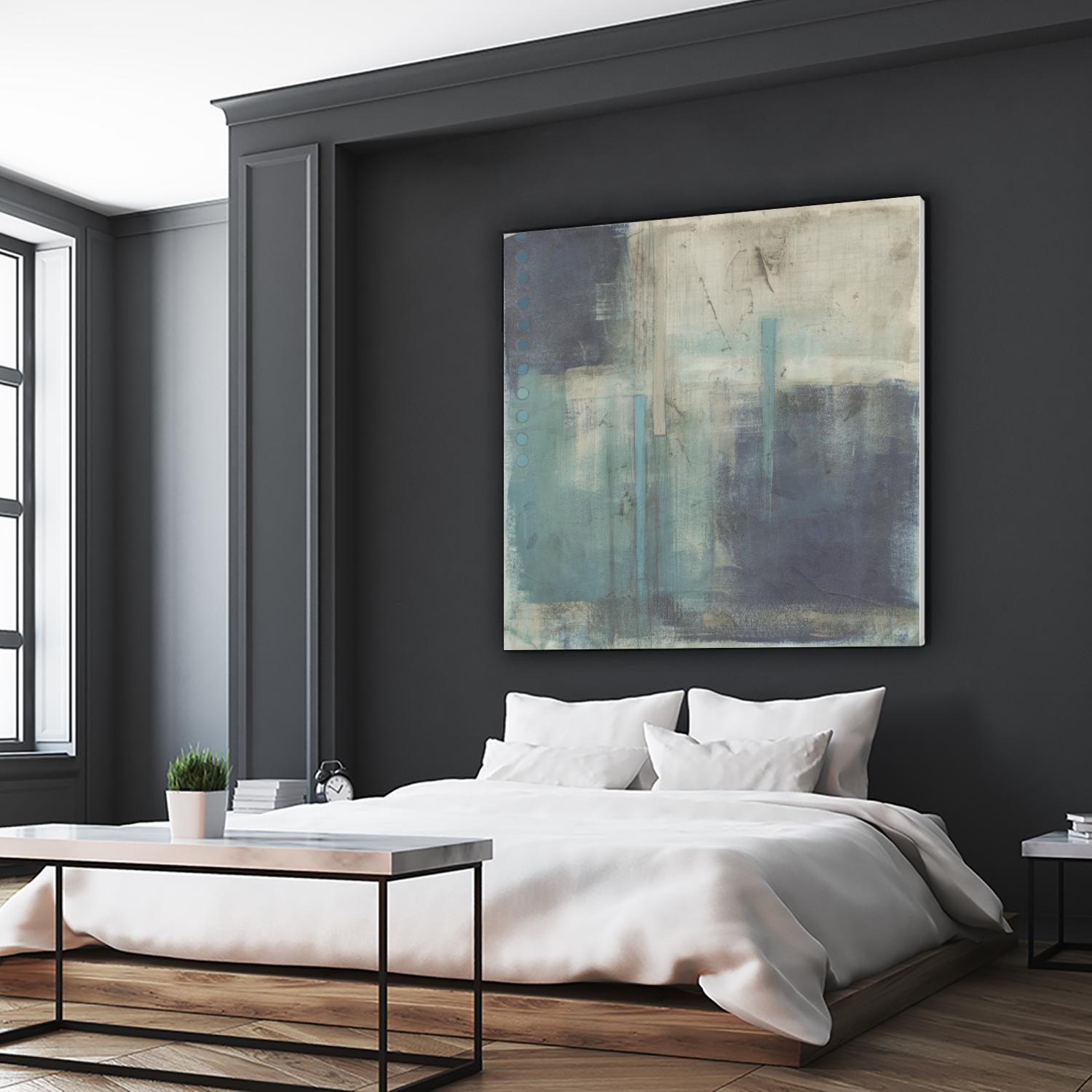 Crossfade I by June Erica Vess on GIANT ART - blue abstract