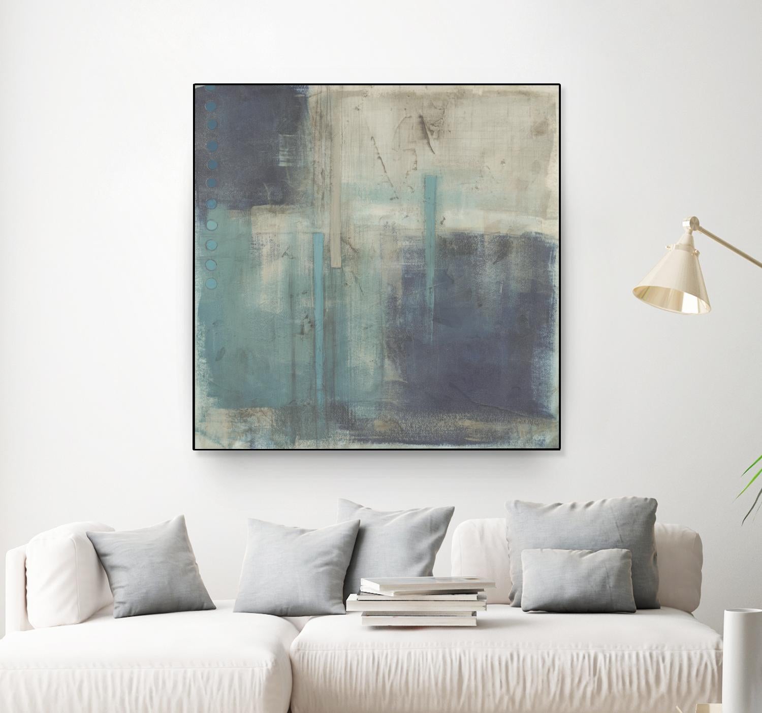 Crossfade I by June Erica Vess on GIANT ART - blue abstract